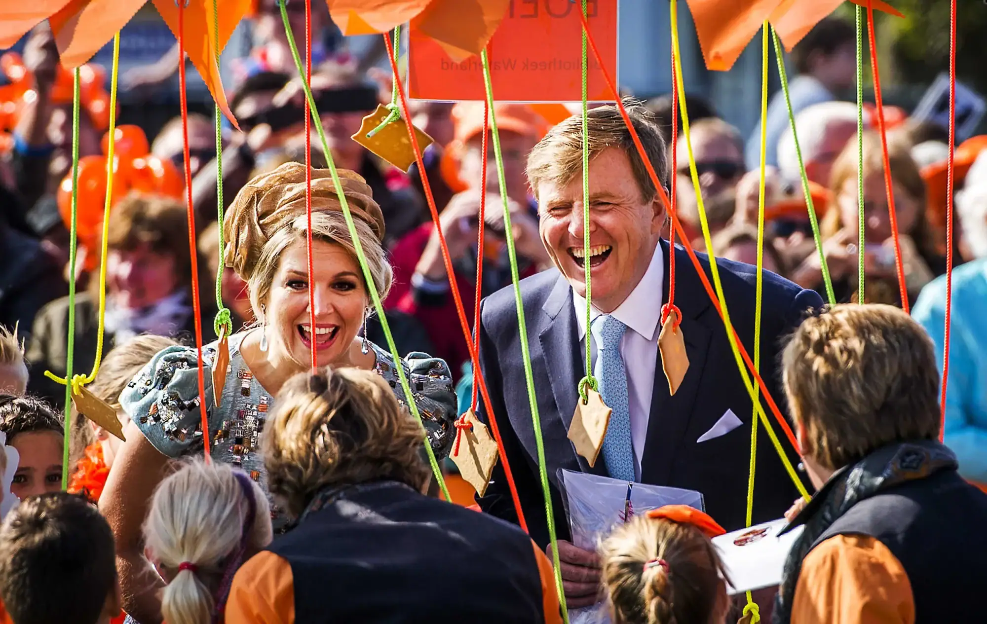 koningin maxima en koning willem alexander tijdens de afgelopen